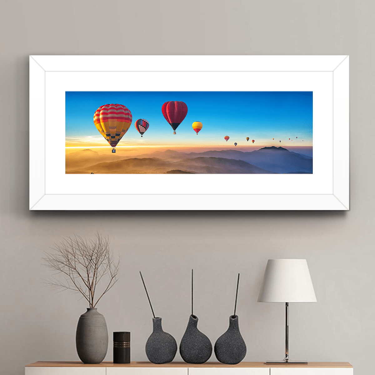 Panoramic Custom Framed Canvas