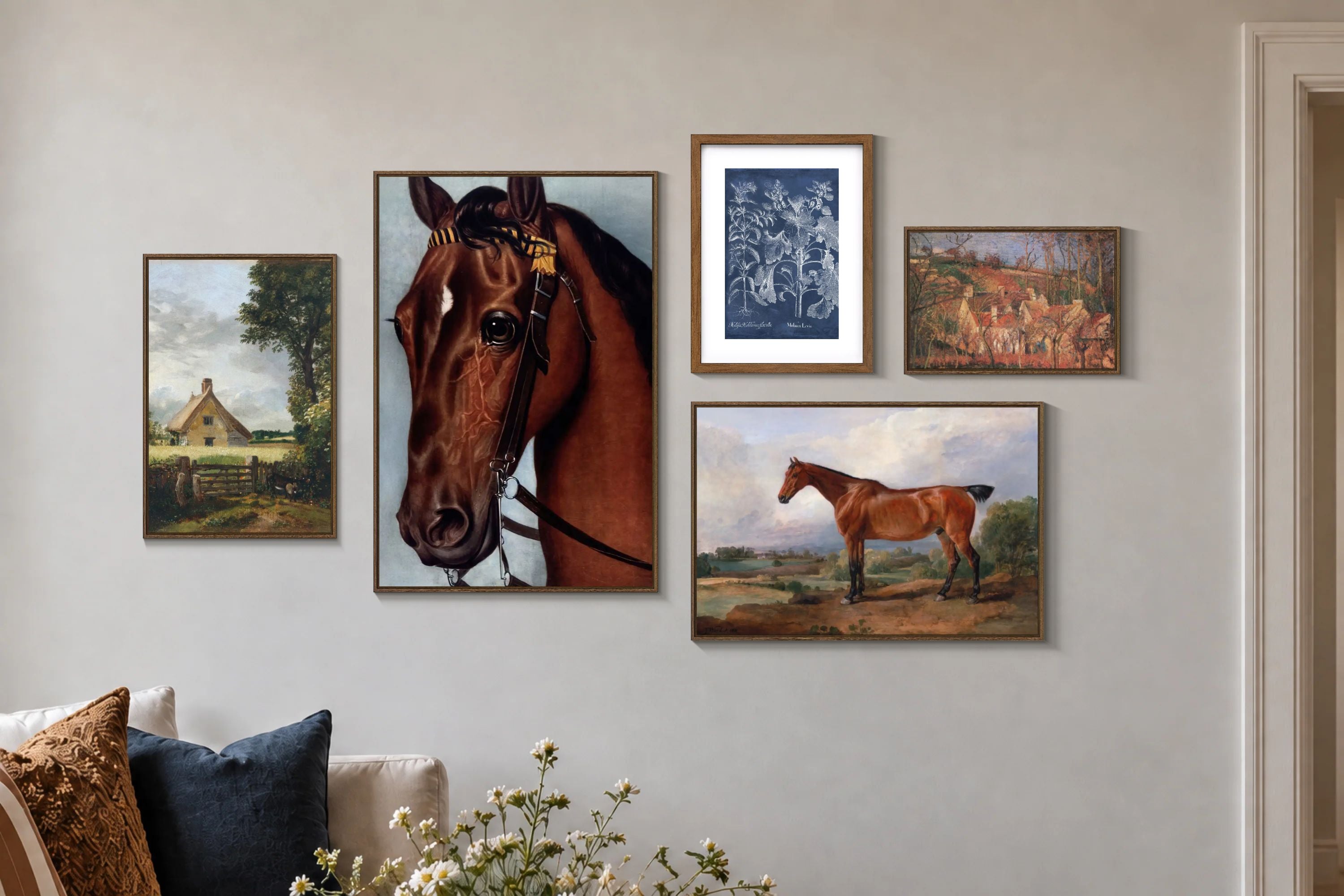 Vintage Equestrian Countryside