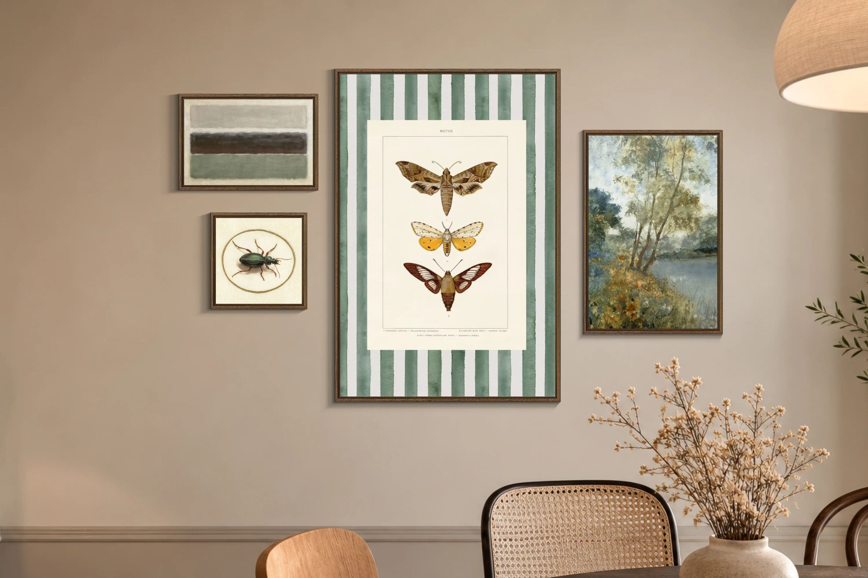 Vintage Natural History Greens