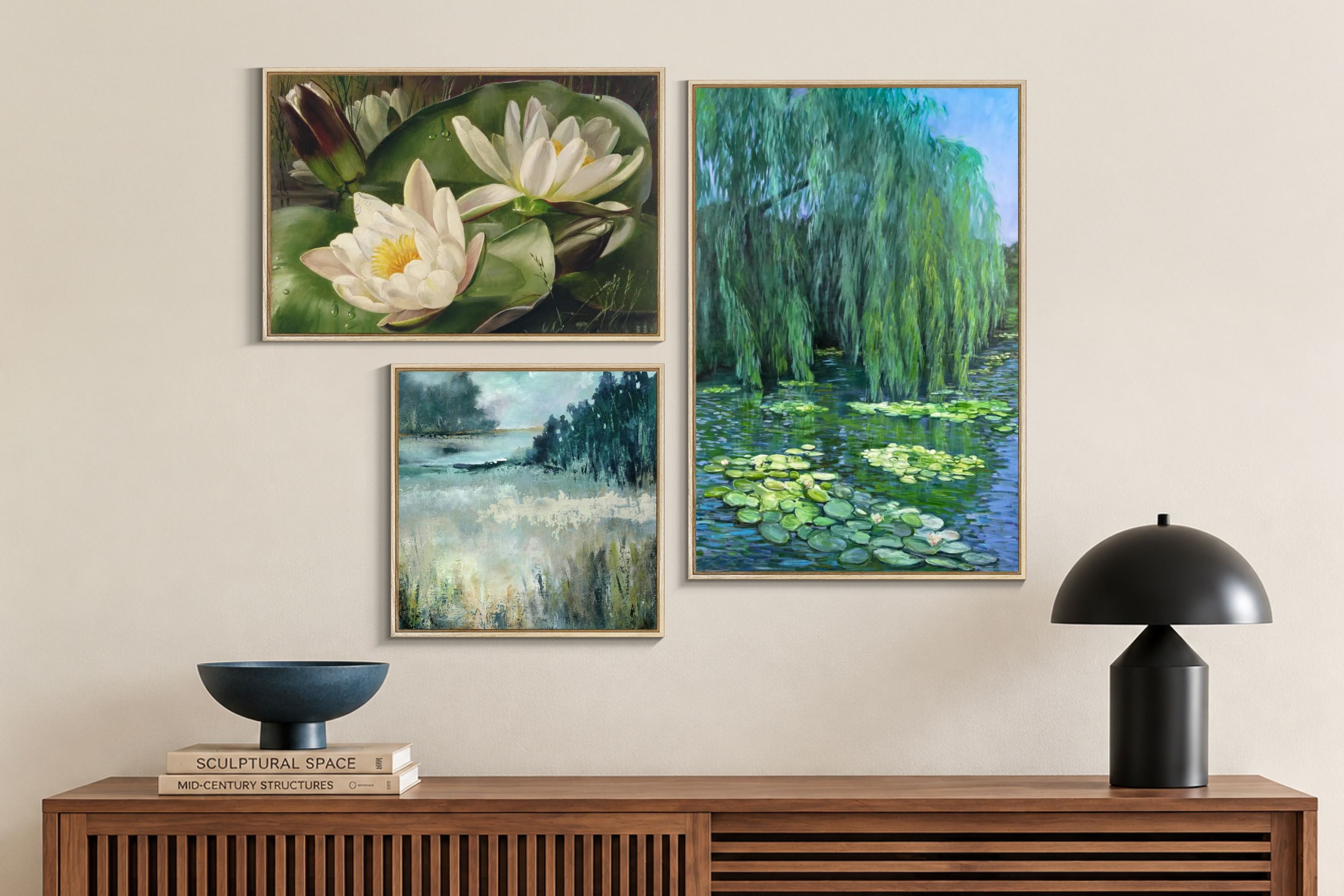 Moody Water Garden Landscapes
