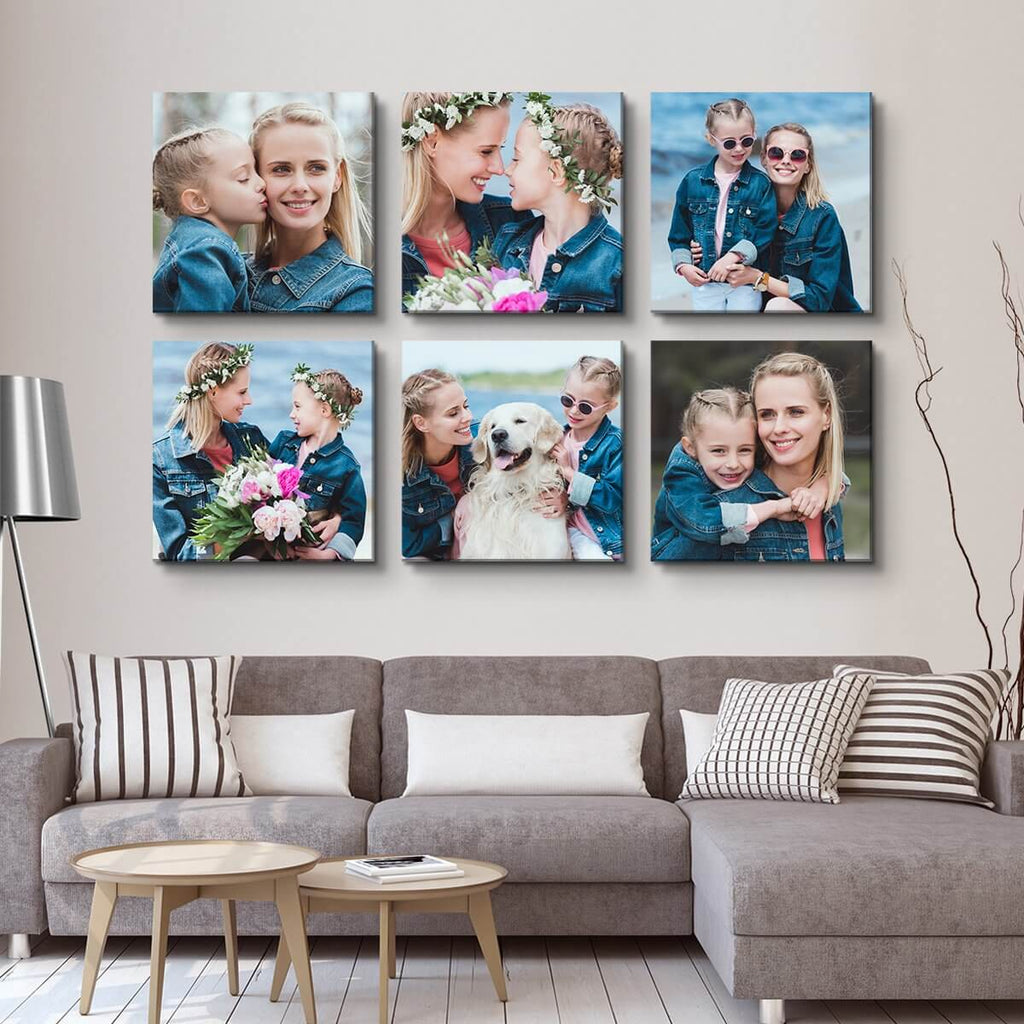 Gallery Wall Canvas Photo Prints - Gallery Wall Layout Canvas