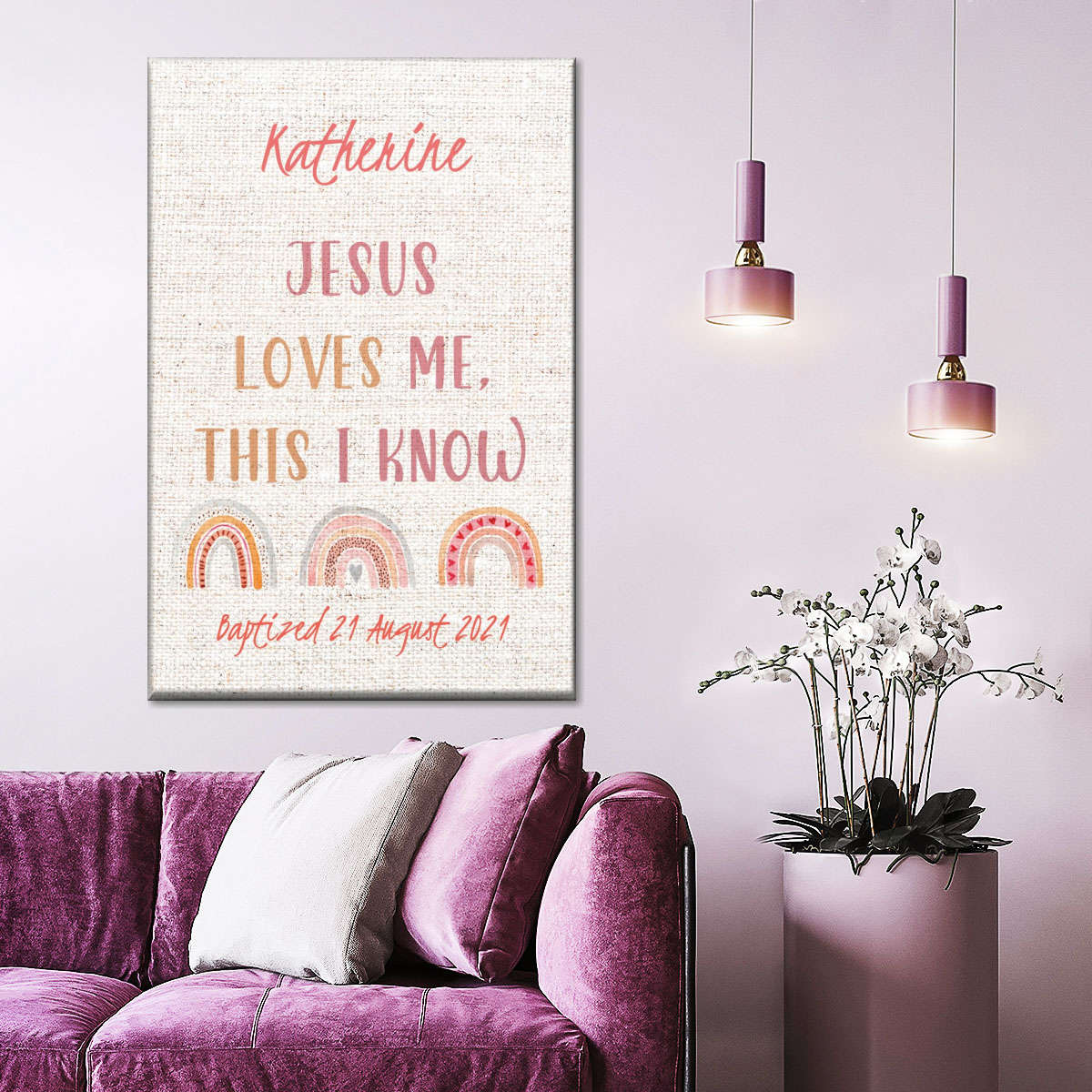 Jesus Loves Me Wall Art